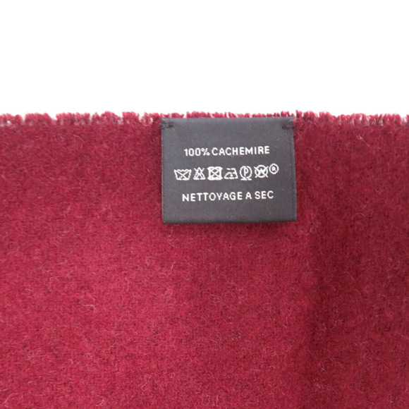 HERMES Authentic Red Scarf - Picture 7 of 8